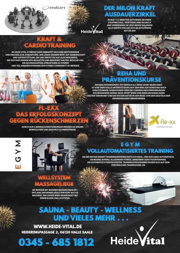 Fitnessangebot Halle Saale - Heide Vital